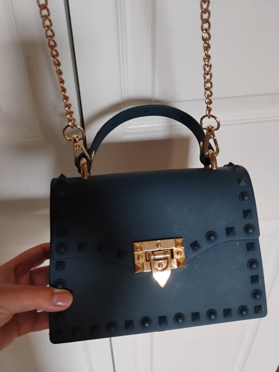 Handbags - Blue Elegant Handbag